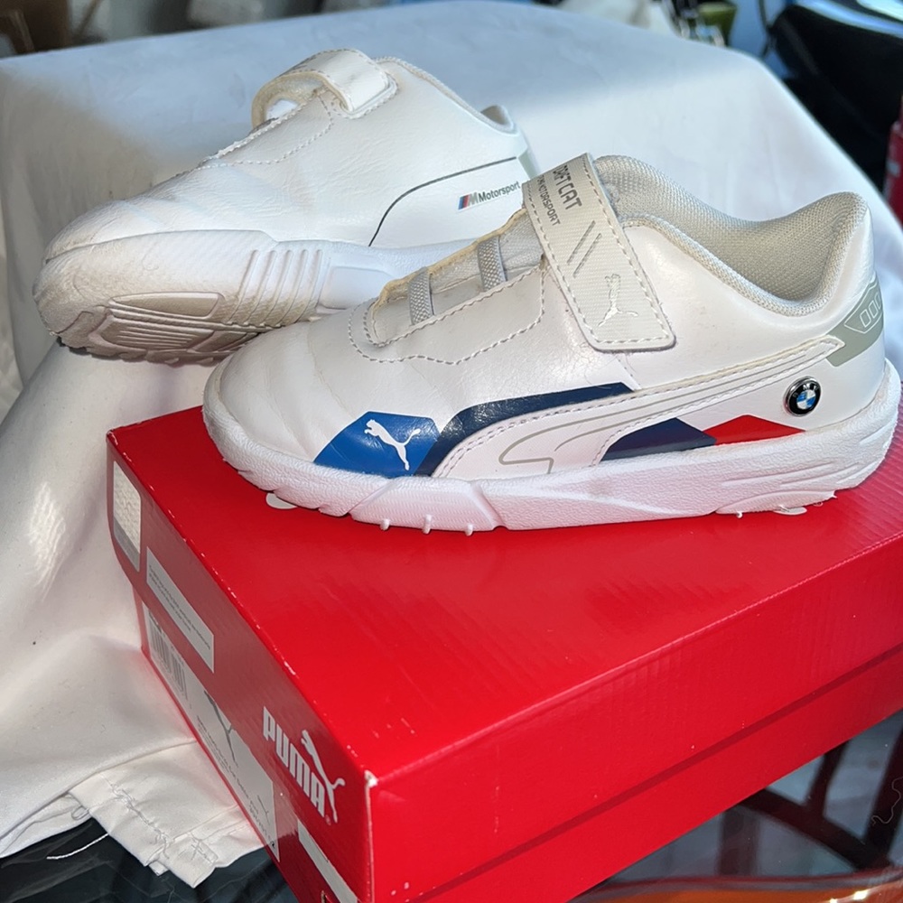 Puma Driftcat girls toddler BMW MOTORSPORT shoes size 9